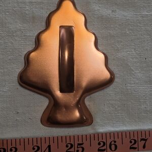 Copper Tree Cookie Cutter - Festive Metal Baking Cutter